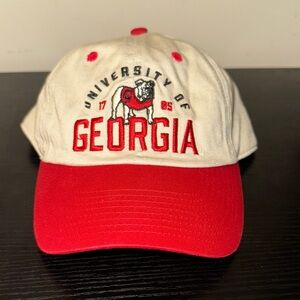 University of Georgia Red and Cream Cap